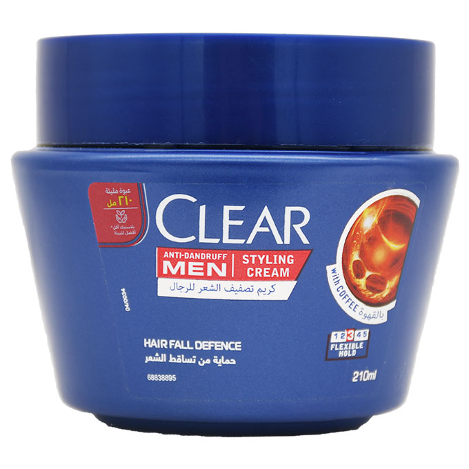 Clear Men Hair Fall Defence Coffee Cream 210ml image number 0