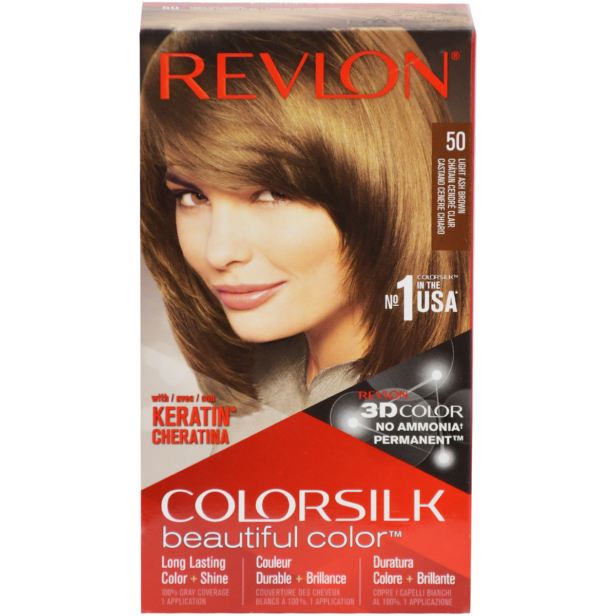 Revlon Colorsilk Light Ash Brown/50 image number 0