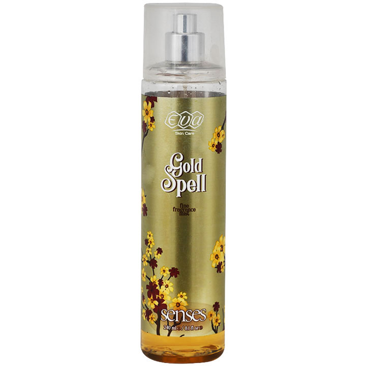 Eva Senses Gold Spell Body Mist For Women 240ml image number 0