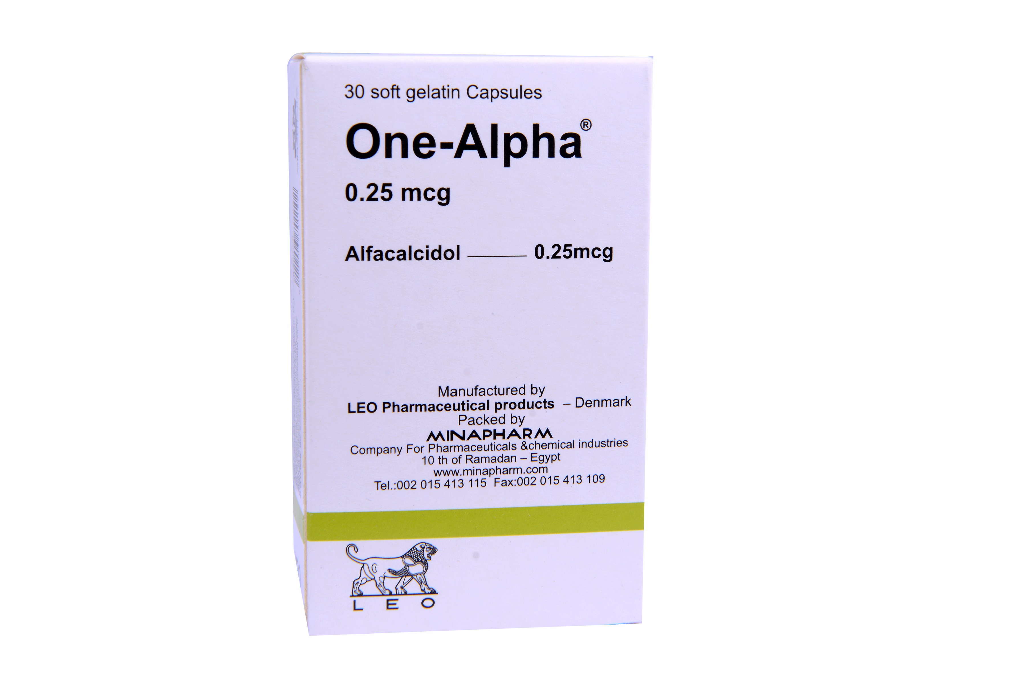 One Alpha 0.25mcg 30 Capsules image number 0