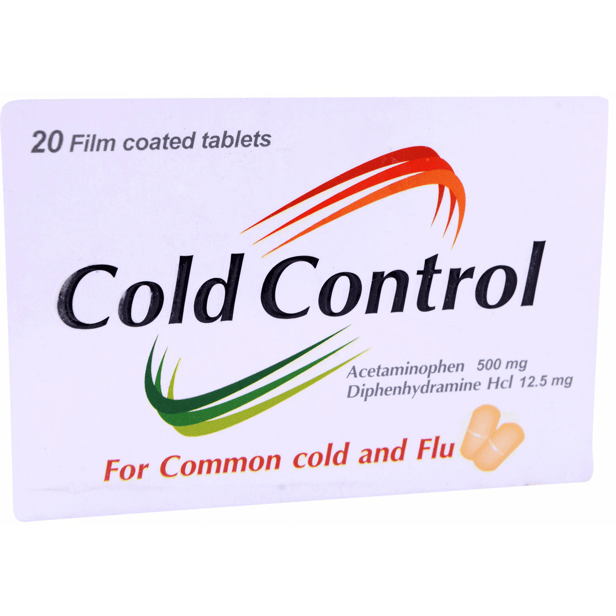 Cold Control 20 Film Coated Tablets image number 0