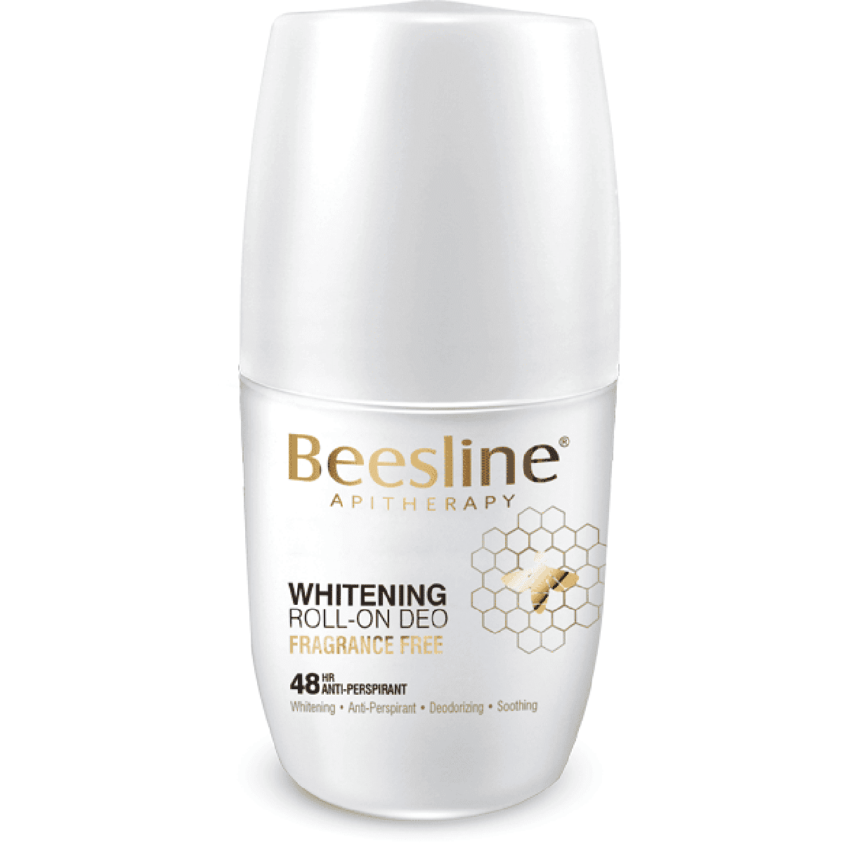 Beesline Fragrance Free Whitening Roll On Deodorant 50ml image number 0