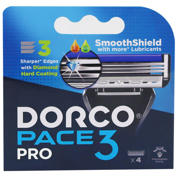 Dorco Pace 3 Pro Blades 4 Pieces image number 0