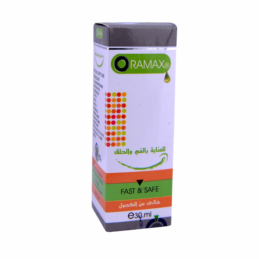 Oramax Mouth Wash Fast & Safe 30ml image number 0