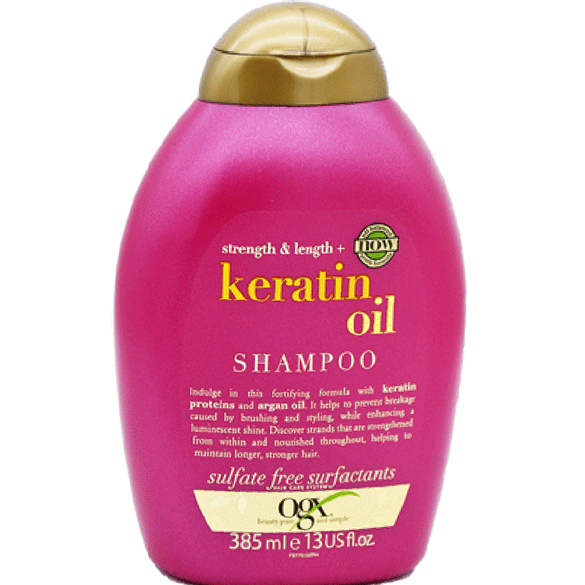 Ogx Keratin Oil Shampoo 385ml image number 0