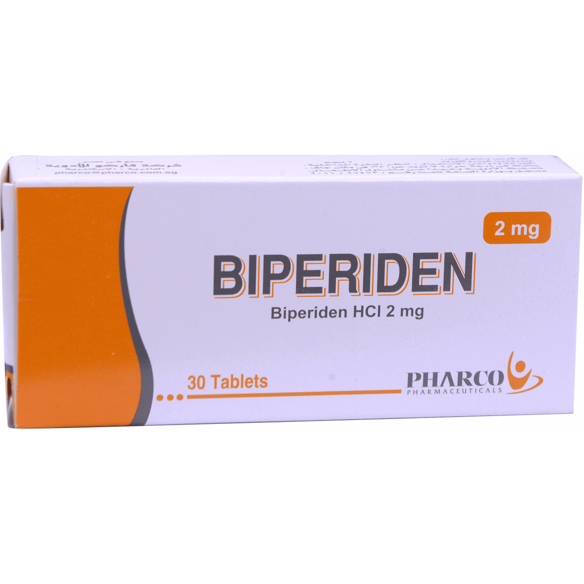 Biperiden 2mg 30 Tablets image number 0