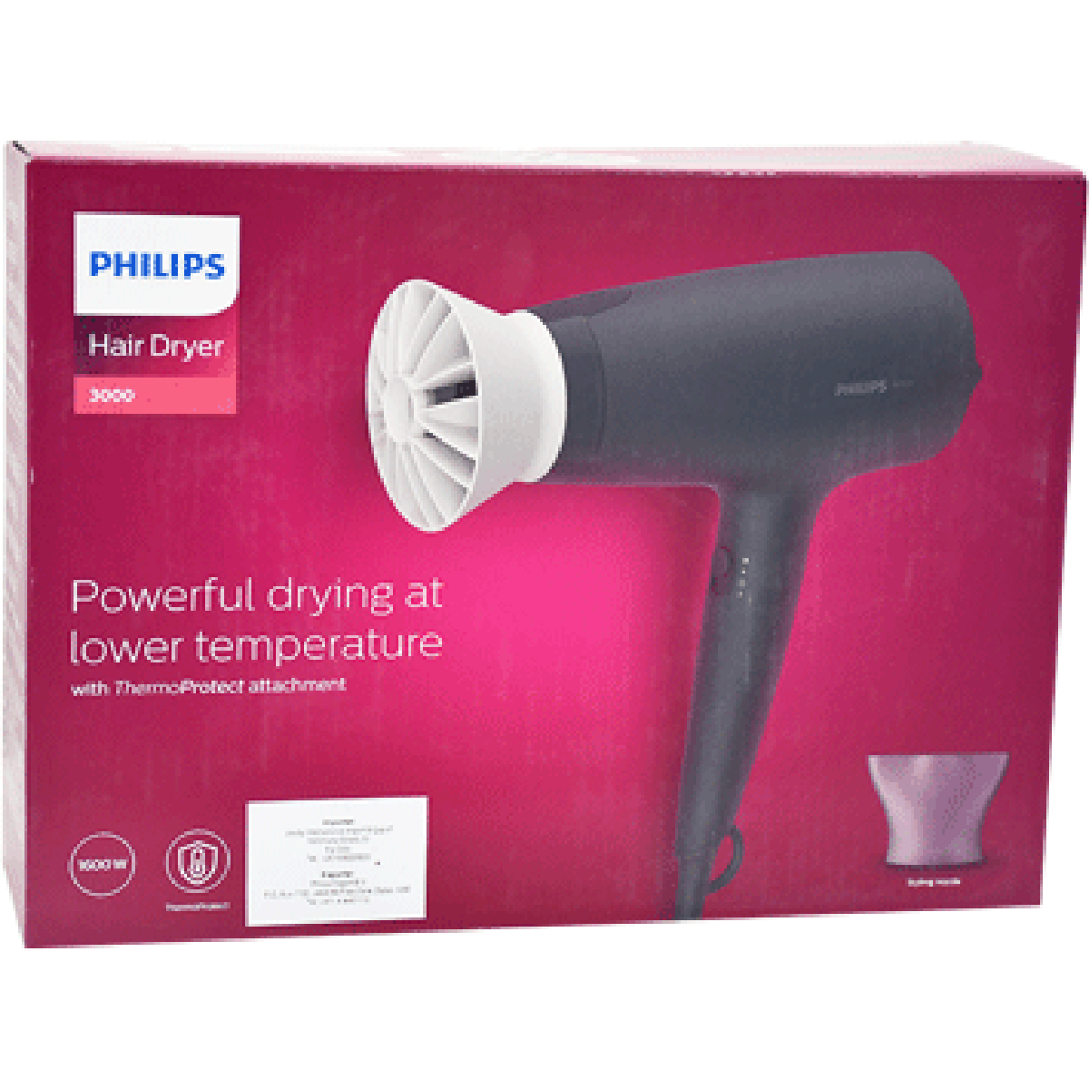 Philips Hair Dryer 3000 1600watt/BHD302/10 image number 0