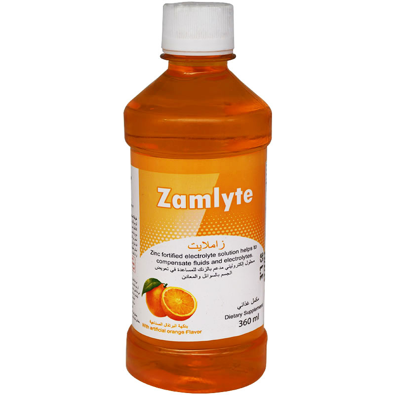 Zamlyte (0-1 year) Orange Flavor Syrup 360ml image number 0