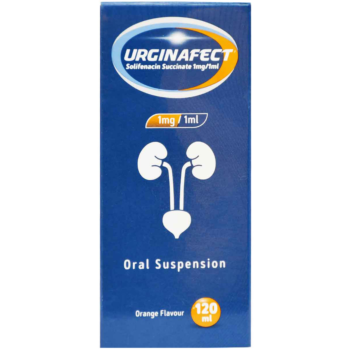 Urginafect 1 mg/ml Orange Flavor Oral Suspension 120 ml image number 0