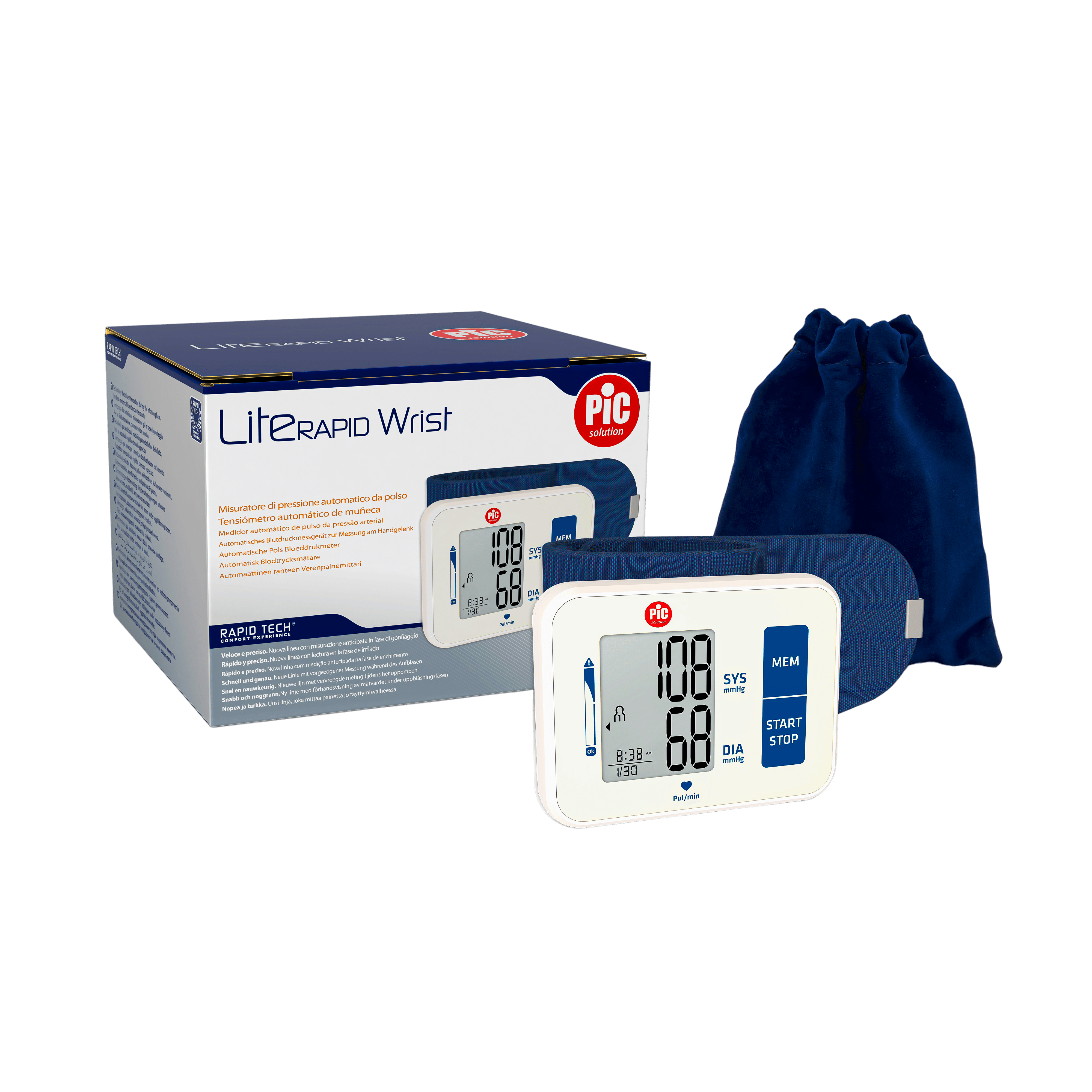 Pic Lite Rapid Wrist Blood Pressure Monitor image number 0