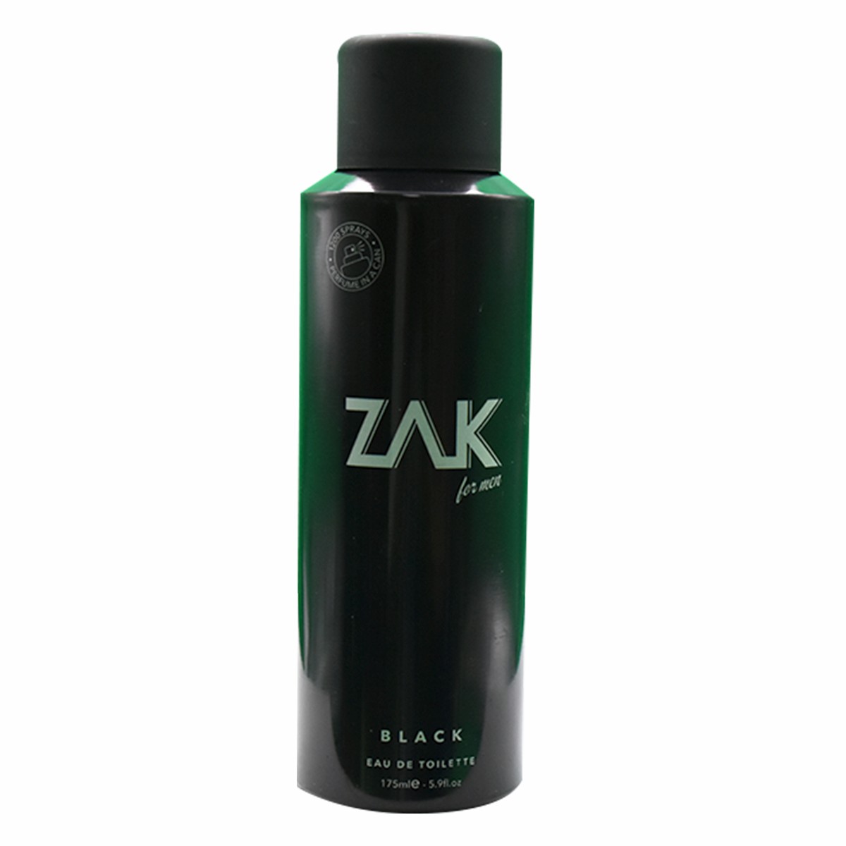 ZAK Black Perfume Spray for Men 175ml image number 0