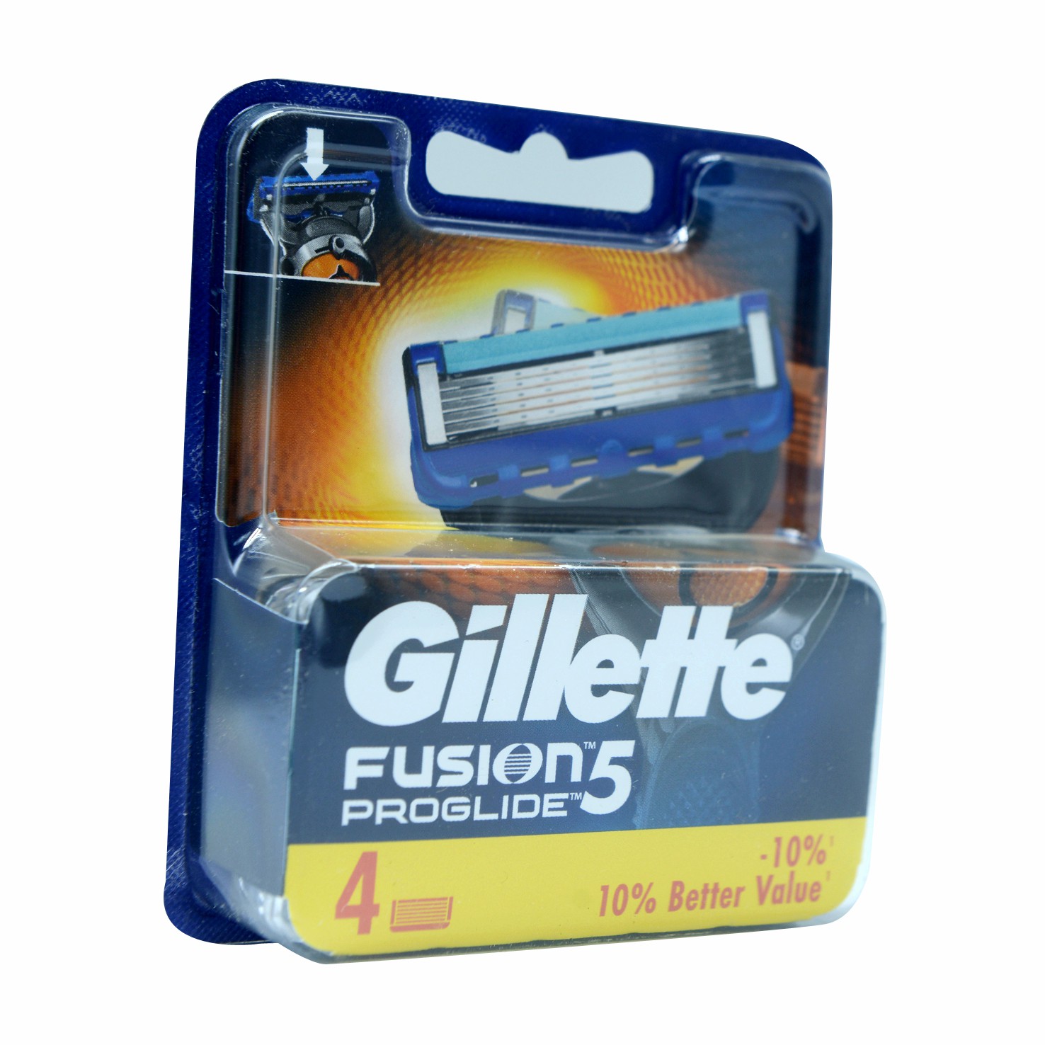 Gillette Fusion Proglide Blades 4 Pieces image number 0
