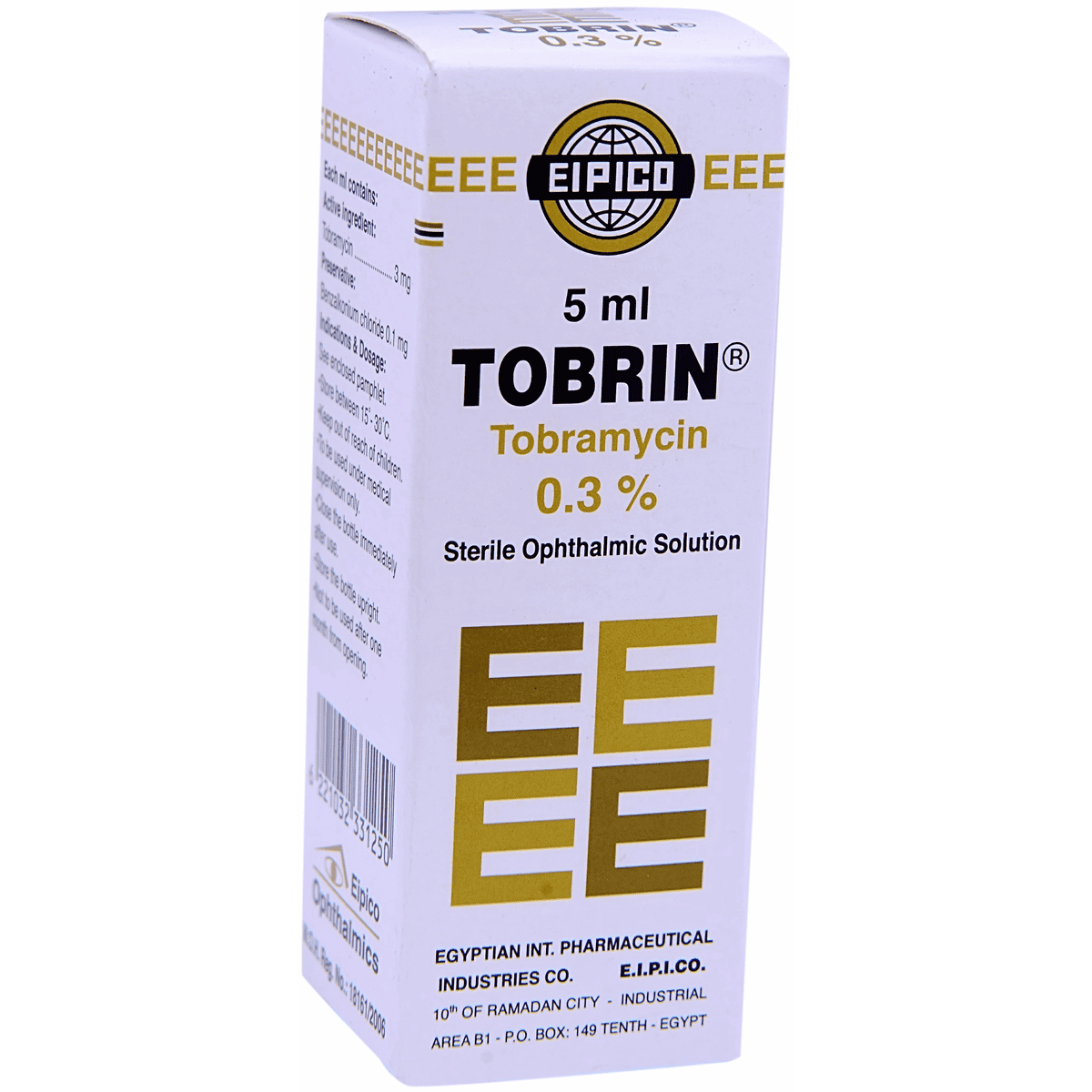 Tobrin 0.3% 5ml Eye Drop image number 0