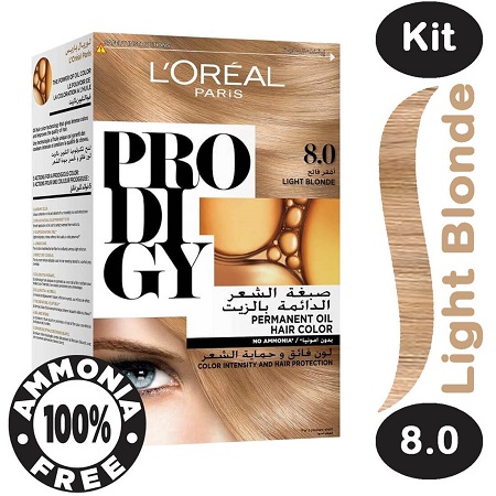 Loreal Prodigy Hair Color/8.0 Light Blonde Dune image number 0