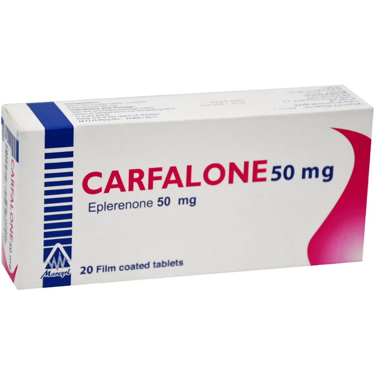 Carfalone 50mg 20 Film Coated Tablet image number 0