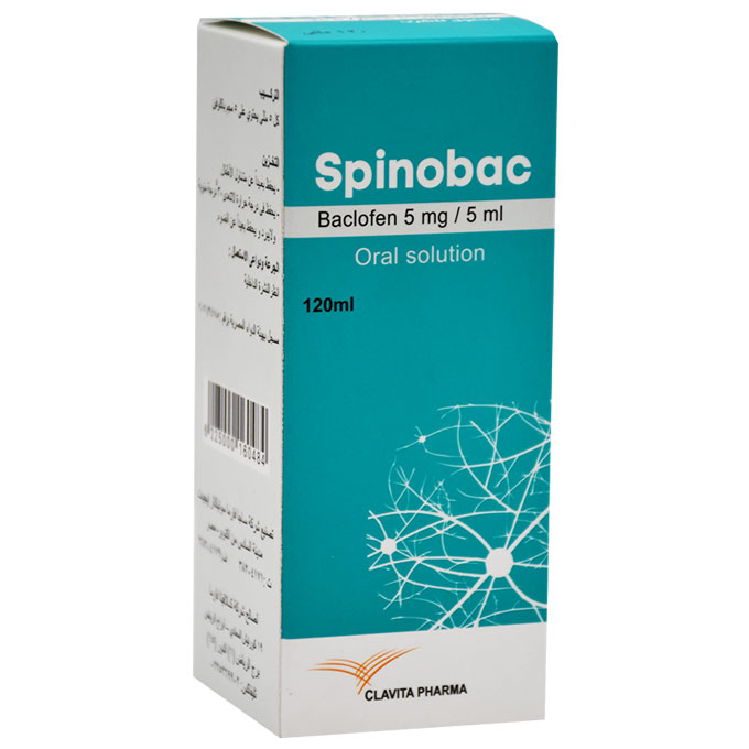 Spinobac 5mg /5ml Oral Solution 120ml image number 0