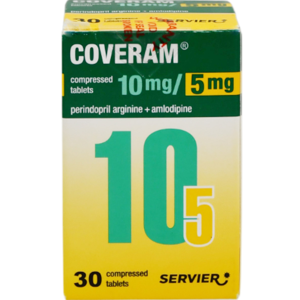 Coveram 10/5mg 30 Tablets image number 0