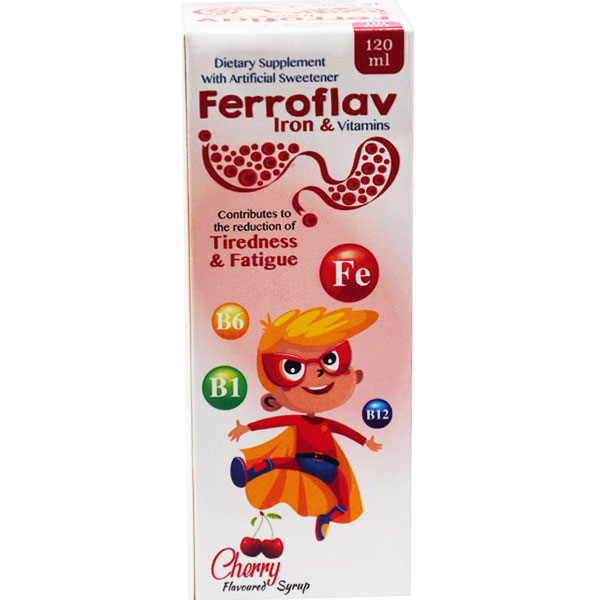Ferroflav (Cherry Flavor) Syrup 120ml image number 0