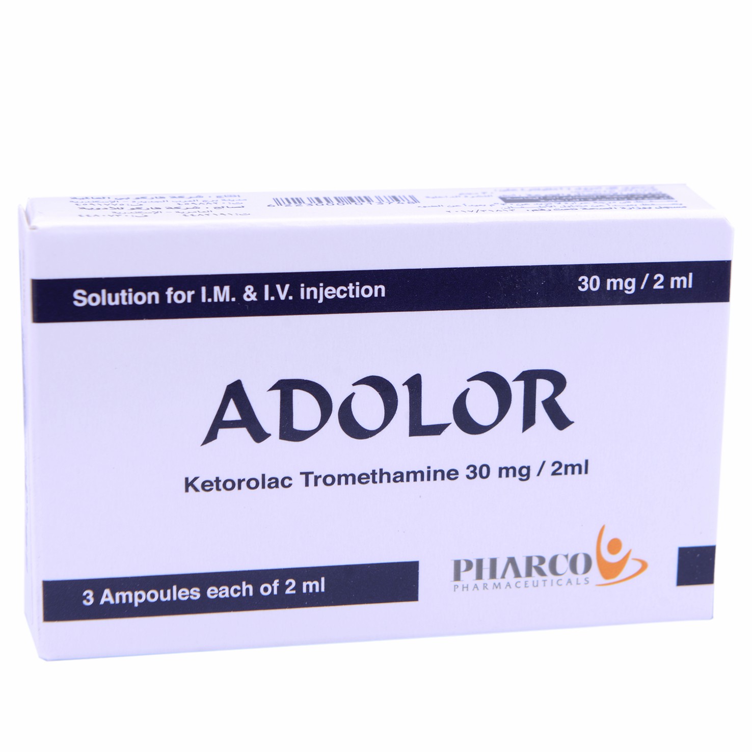 Adolor 30mg/2ml Intramacular/Intravenous 3 Ampoules image number 0
