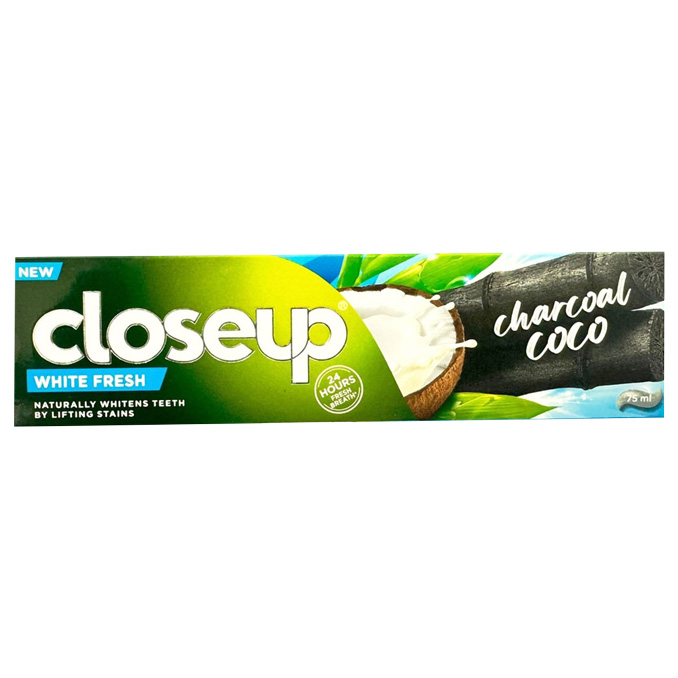 Close Up White Fresh Charcoal Coconut Toothpaste 75ml image number 0