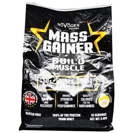 Novogen Mass Gainer Vanilla Ice Cream Flavor 5.4Kg image number 0
