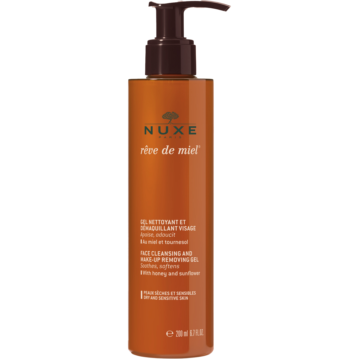 Nuxe Reve De Miel Cleanser Makeup Dry & Sensitive Skin 200ml image number 0