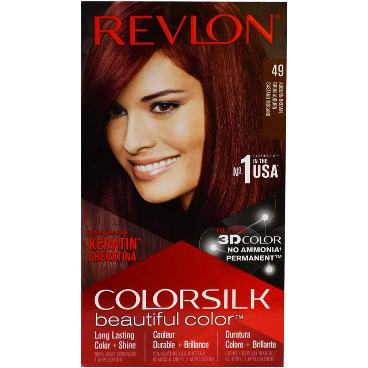 Revlon Colorsilk Auburn Brown/49 image number 0