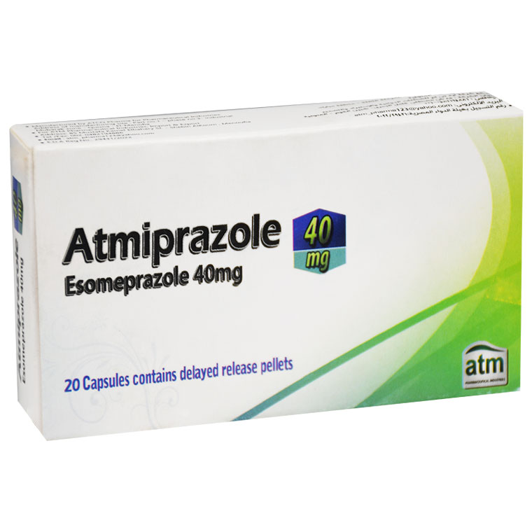 Atmiprazole 40mg 20 Delayed Release Capsule image number 0