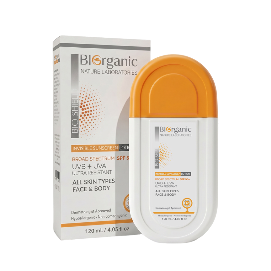 Biorganic Sun Screen SPF(50+) Lotion for All Type Skin 120ml image number 0