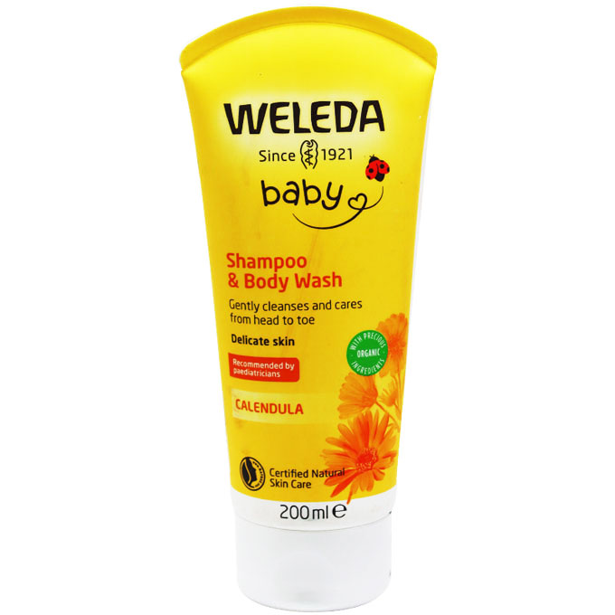 Weleda Baby Calendula Shampoo and Body Wash 200ml image number 0
