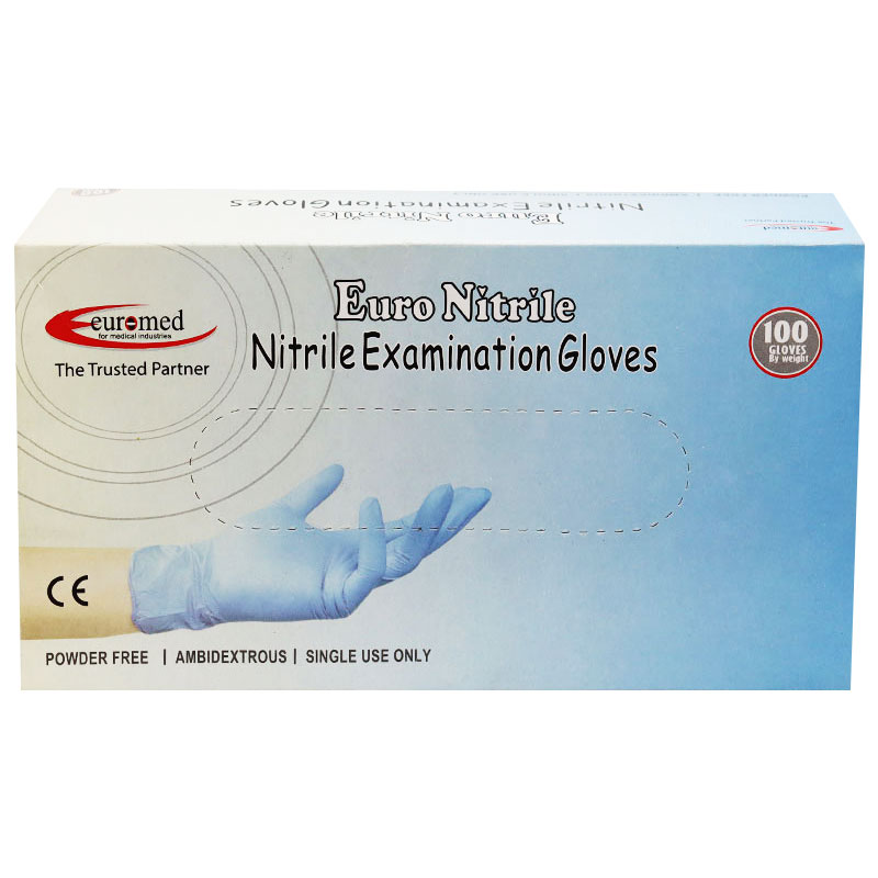 Blue Nitrile Disposable Gloves 100 Pieces (Small) image number 0