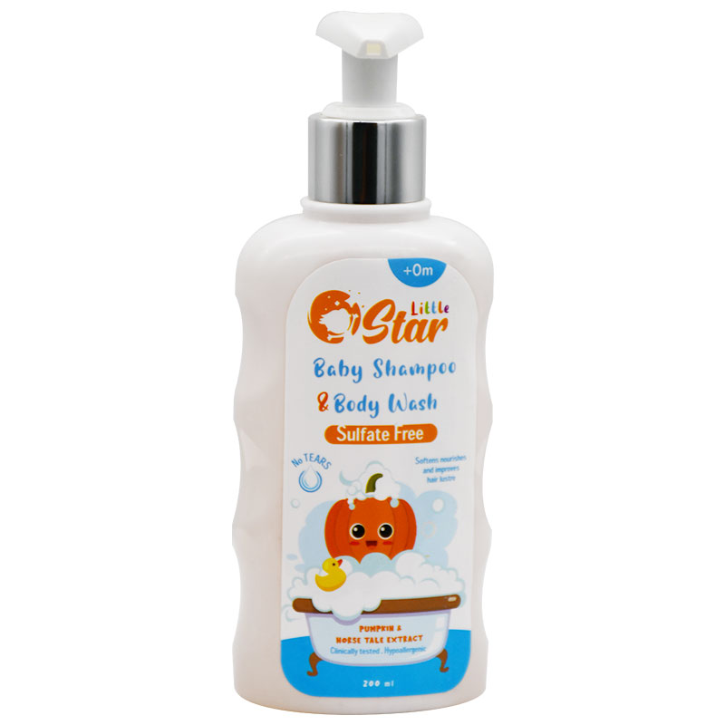 Little Star Baby Shampoo & Wash Sulphate Free 200ml image number 0