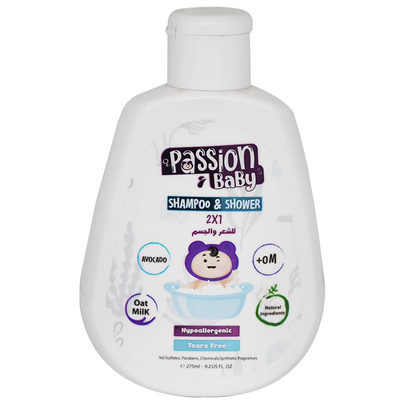 Passion Baby 2X1 Shampoo and Shower 275ml image number 0