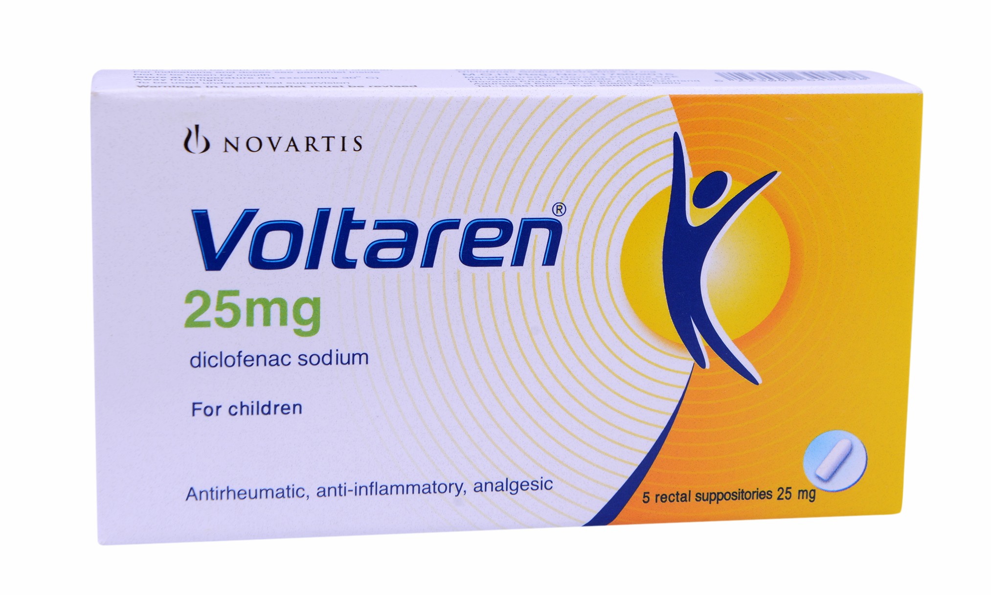 Voltaren 25mg 5Suppositories image number 0