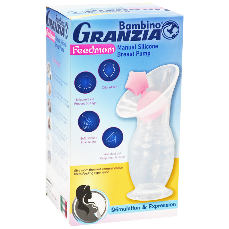 Granzia Manual Silicone Breast Pump Feed Mom/B22198Xps image number 0