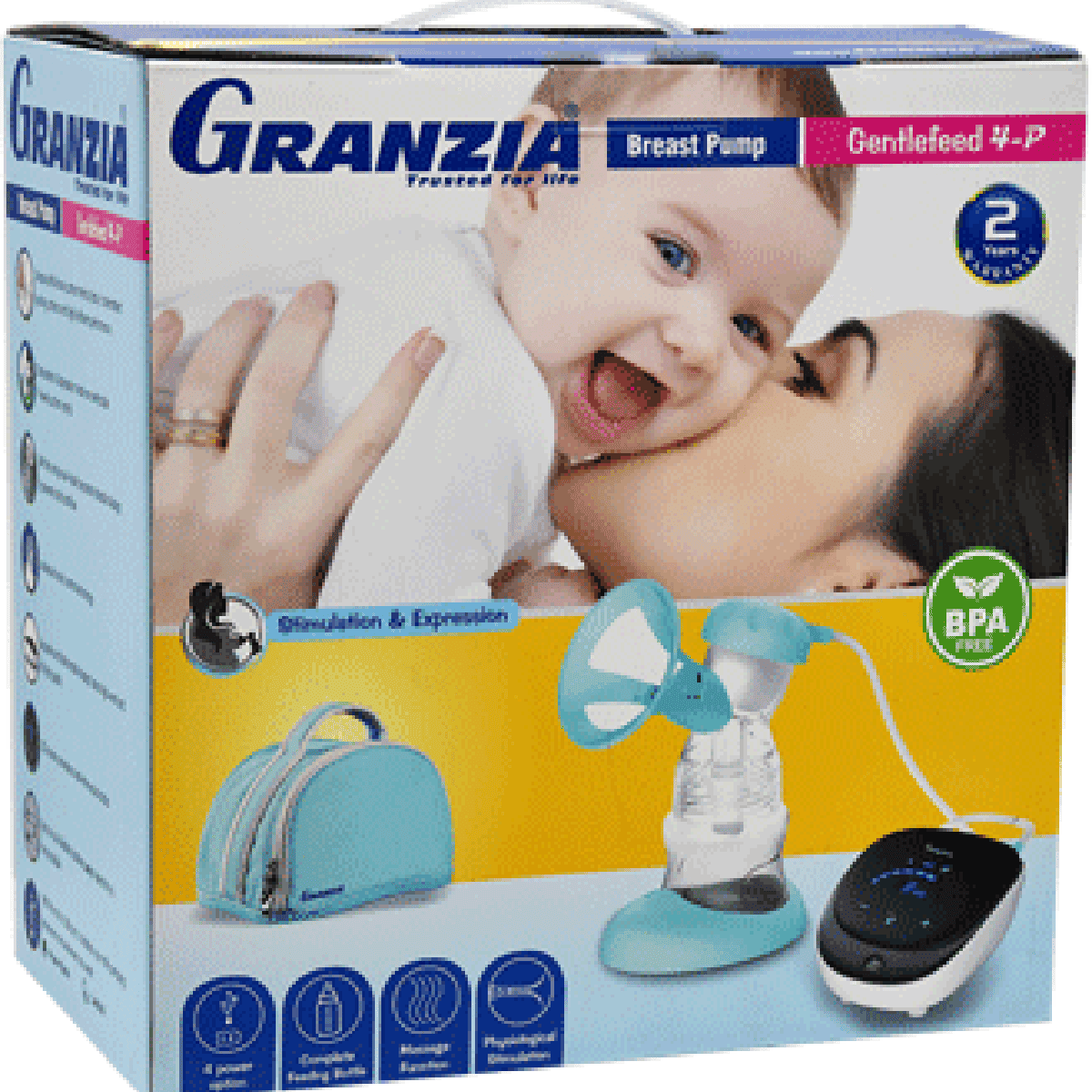 Granzia Electric Breast Pump+2 Pads Free Gift/Xn-2233ma/Xh (Offer Pack) image number 0