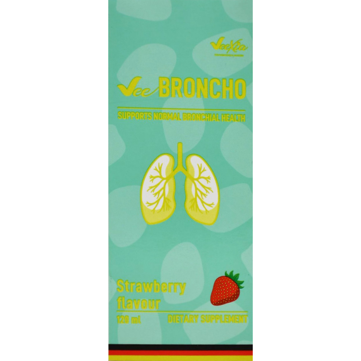 Vee Broncho Strawberry Flavor Syrup 120ml image number 0