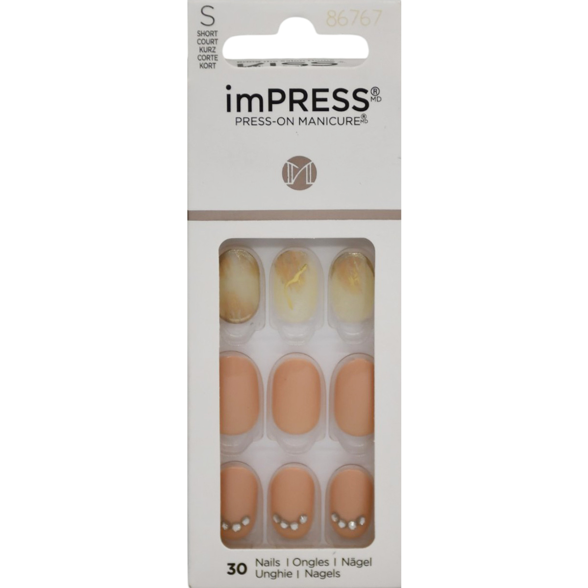 Kiss Impress Nails Small 30 Pieces/IM28C image number 0