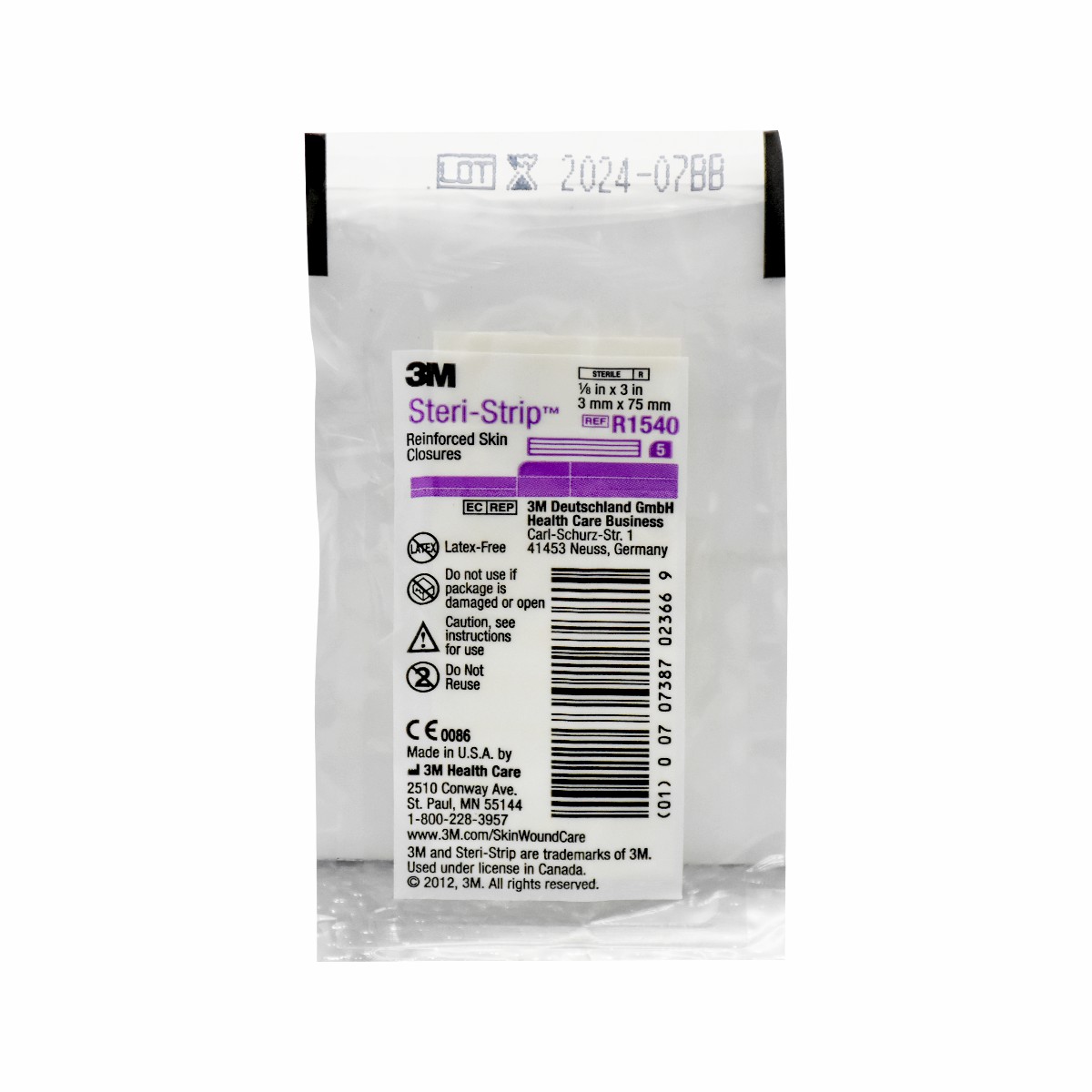 Steri Strip 3x75mm (R1540) image number 0