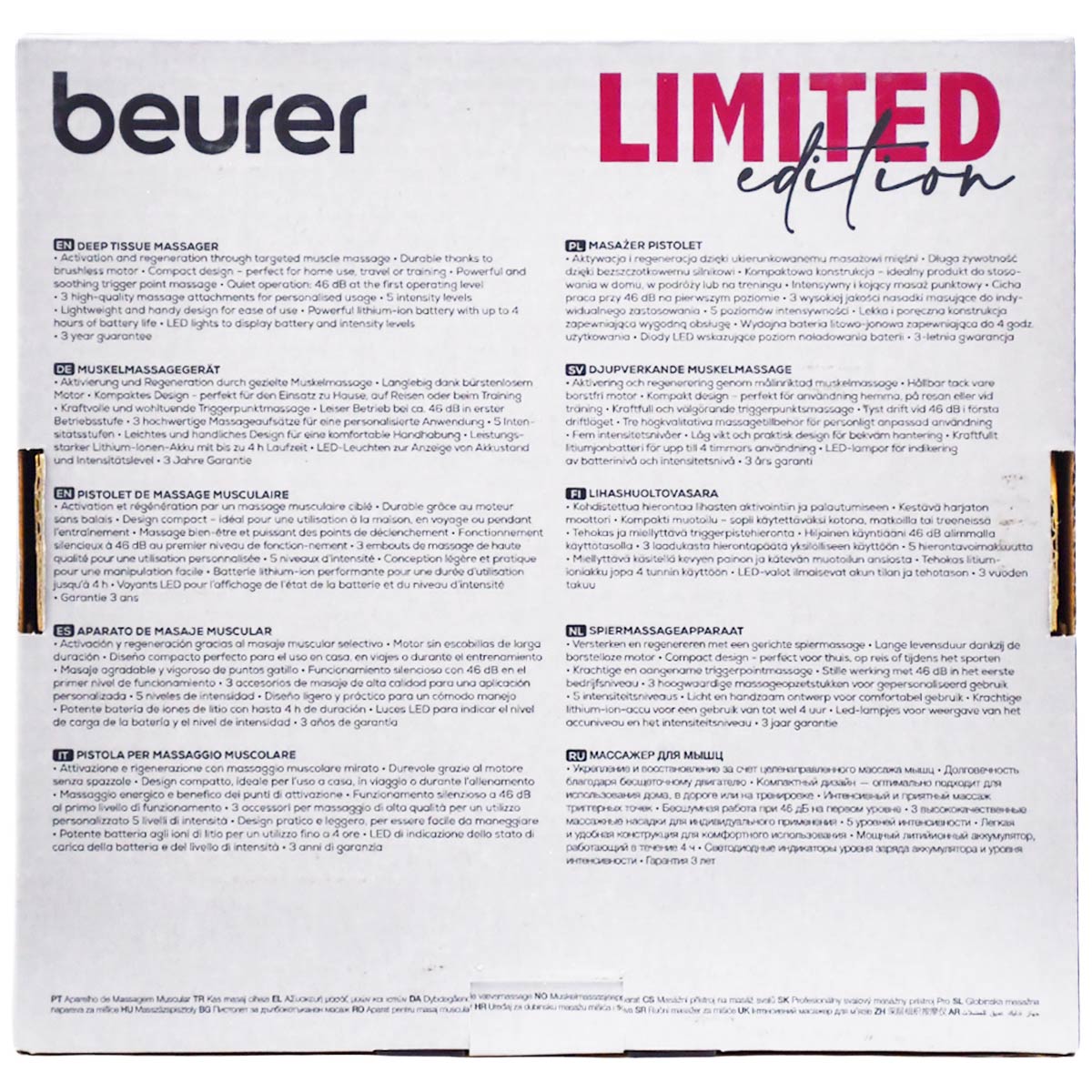 Beurer Massage Gun Compact Power (Limited Edition) /MG89 image number 1