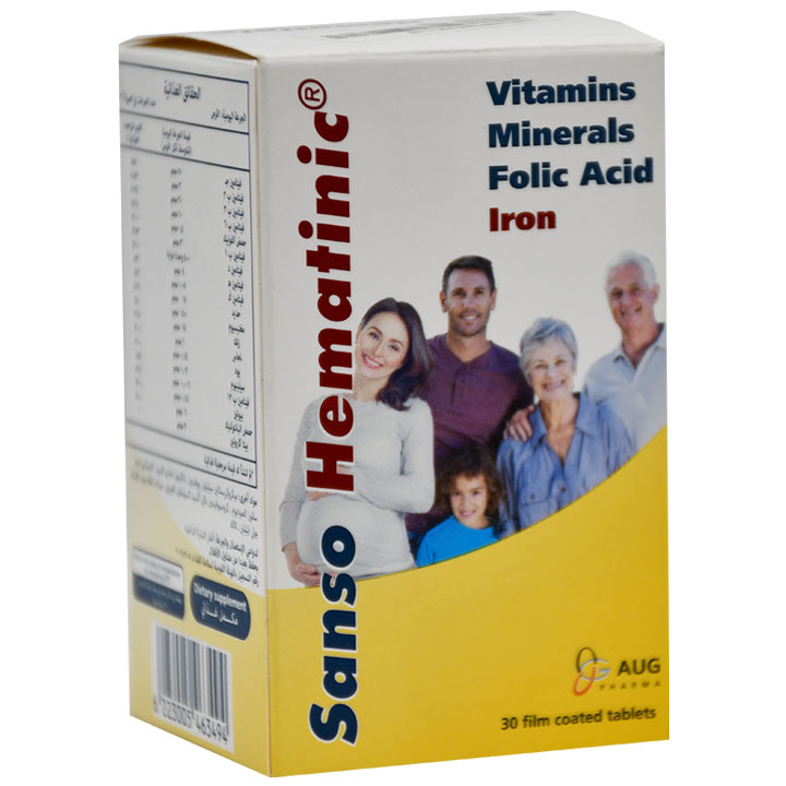Sanso Hematinic 30 Film Coated Tablet image number 0