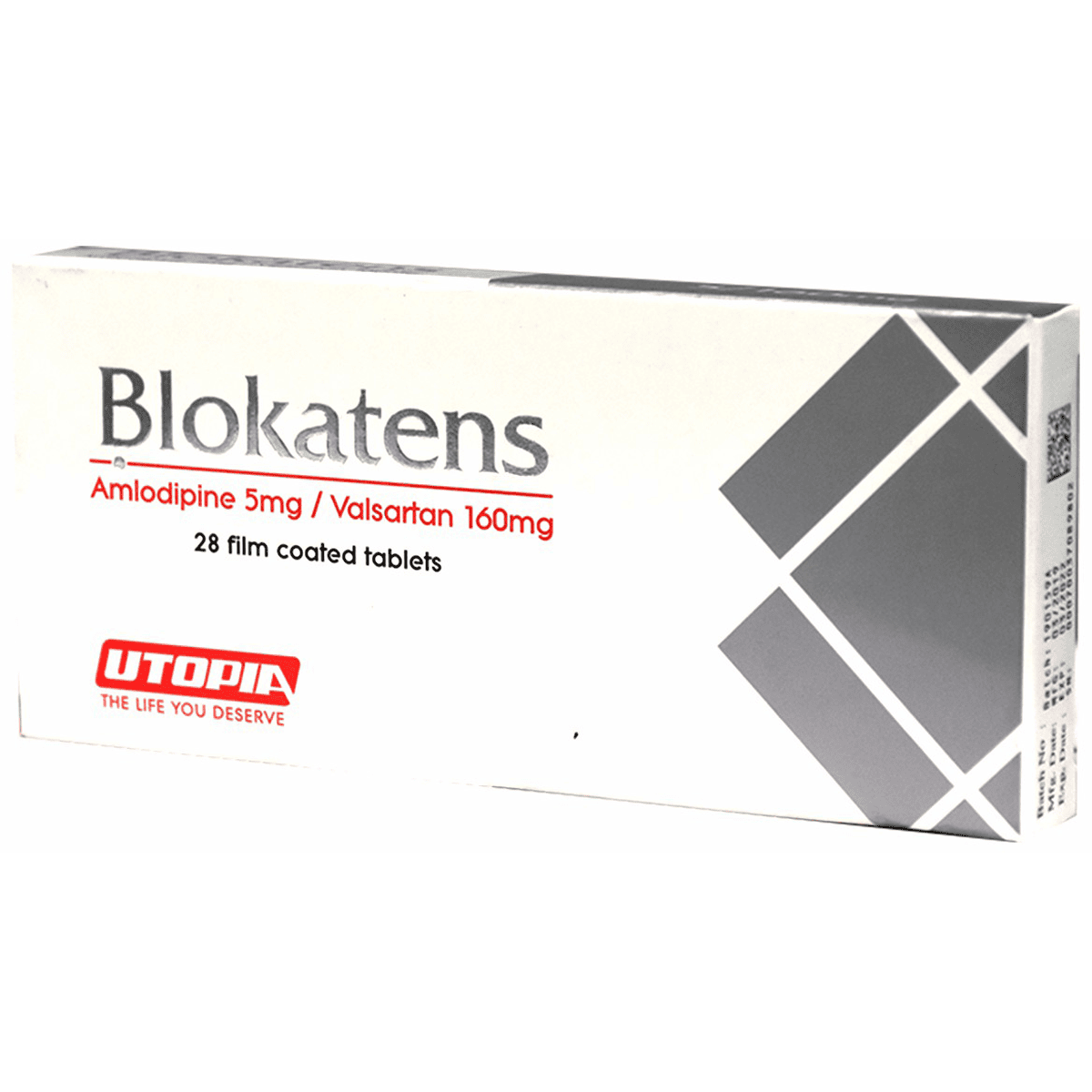Blokatens 5/160mg 28 Tablets image number 0