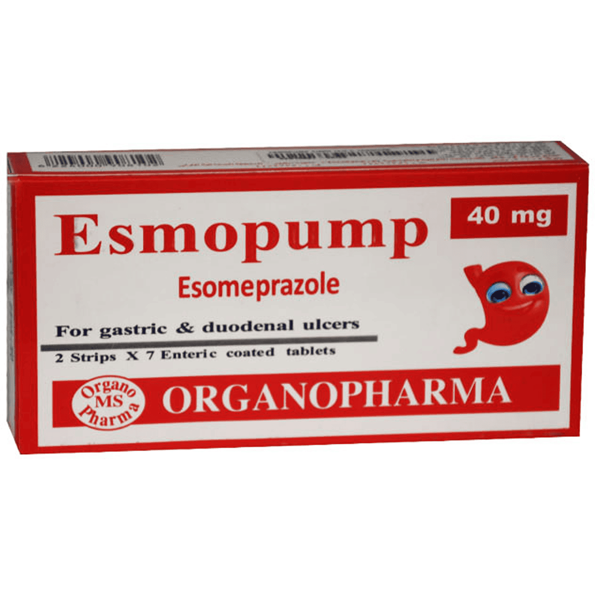 Esmopump 40mg 14 Enteric Coated Tablet image number 0