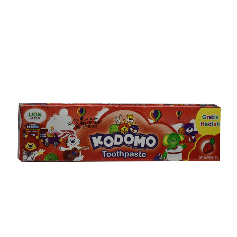 Lion Kodomo Strawberry Toothpaste 45gm image number 0