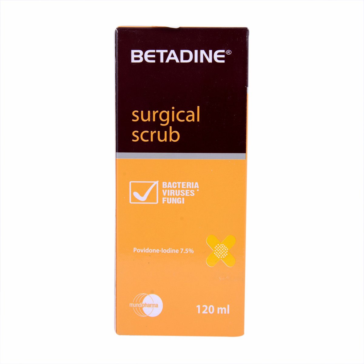 Betadine Surg.Scrub 7.5% 120ml Solution image number 0