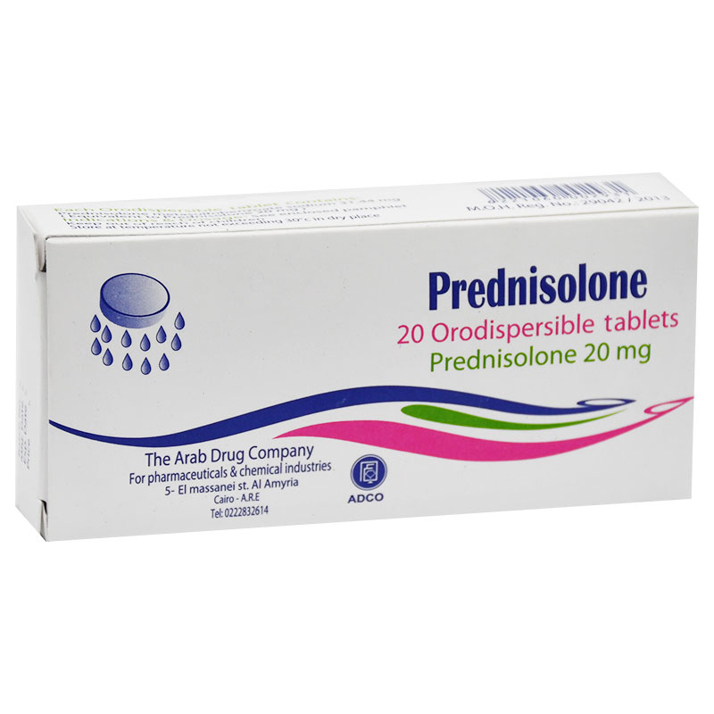 Prednisolone 20mg 20 Orodispersible Tablet image number 0