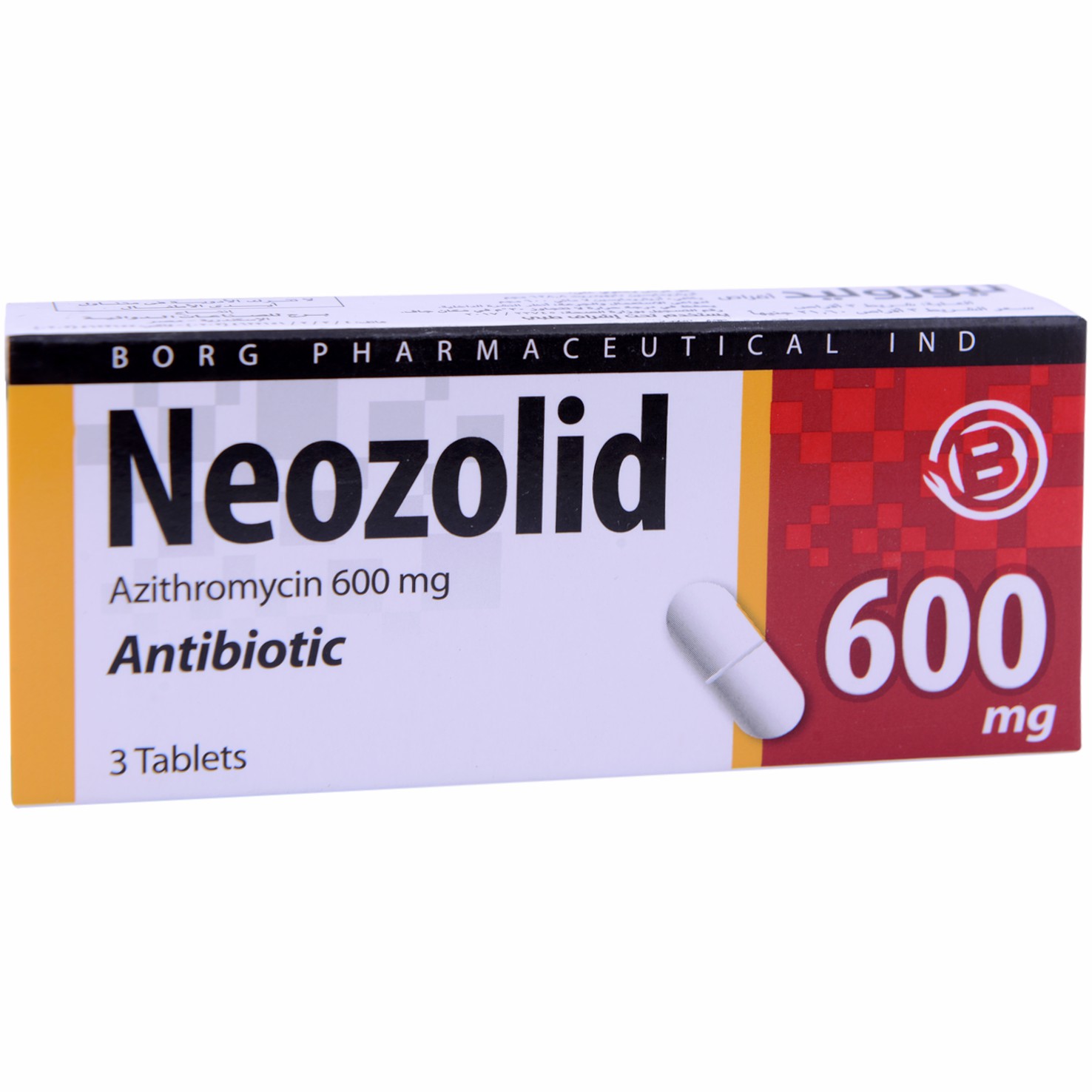 Neozolid 600Mg 3 Tablet image number 0