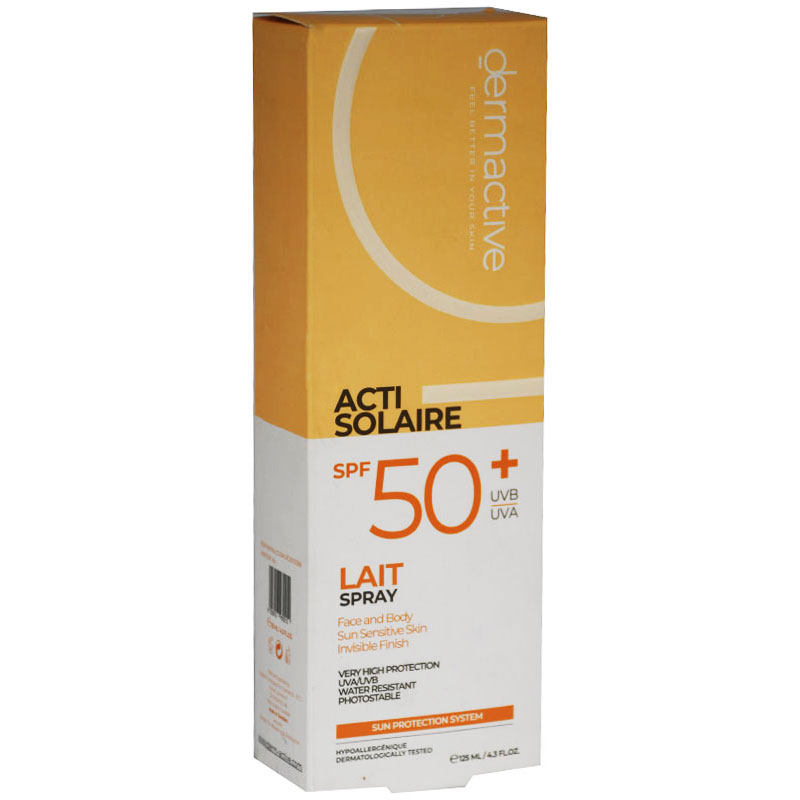 Dermactive Acti Solaire (Spf50+) Lait Spray 125ml image number 0