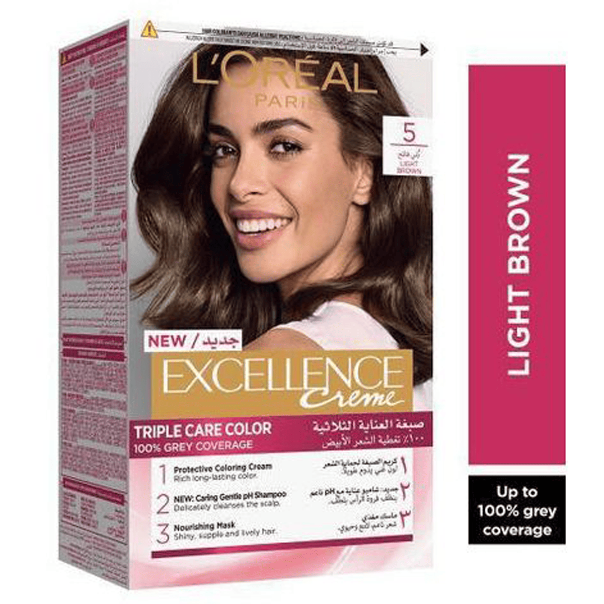 Loreal Excellence Cream/5 Light Brown image number 0