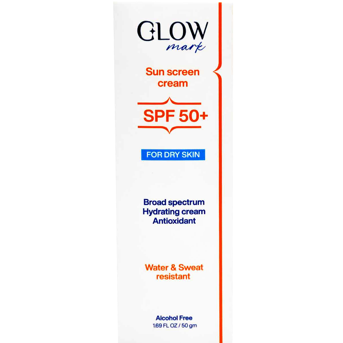 Glowmark Sunscreen SPF(50+) Cream for Dry Skin 50 gm image number 0